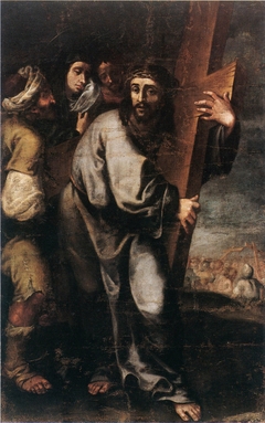 Jesus carrying the cross by Anonymous