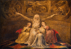 Job and His Daughters by William Blake