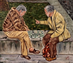 Jugadores de Ajedrez en la Ciudad de México / Chess Players  by Alfredo Alonso López