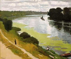 La Frette vue d'Herblay by Albert Marquet