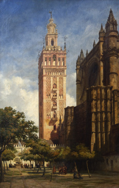 La Giralda de Séville by Adrien Dauzats