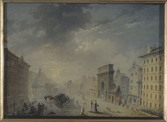 La porte de Saint-Martin et le boulevard by Anonymous