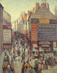 La Rue Mouffetard by Maximilien Luce