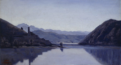 Lago di Piediluco, Umbria by Jean-Baptiste-Camille Corot