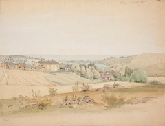 Landscape from Högfors by Magnus von Wright