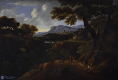 Landscape of the Roman countryside by Crescenzio Onofri