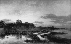 Landschap aan de Zuiderzee by Willem Bastiaan Tholen