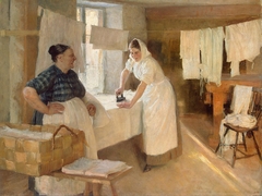 Laundresses by Albert Edelfelt