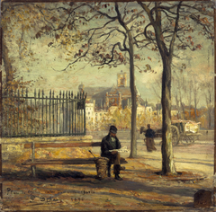 Le quai de l'Hôtel-de-Ville vu de l'Ile de la Cité by Paul Schaan