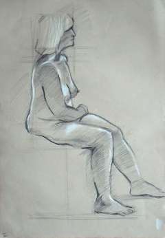 Life Drawing Study by Stephen Gibbs