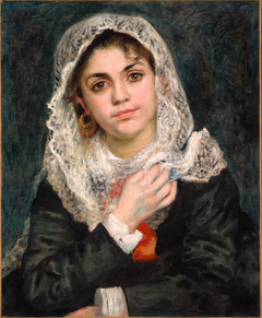 Lise in a White Shawl by Auguste Renoir