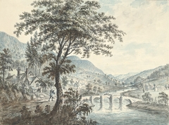 Llansanfraid Bridge, Glyndwrdwy by John Ingleby