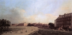 London: the Old Horse Guards from St James's Park by Canaletto