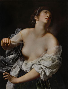 Lucretia by Artemisia Gentileschi