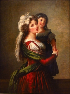 Madame Rousseau and her Daughter by Elisabeth Louise Vigée Le Brun