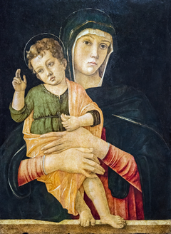 Madonna and Child Blessing by Giovanni Bellini