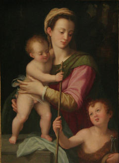 Madonna and Child with St. John by Andrea del Brescianino