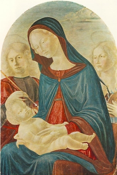 Madonna col Bambino tra san Sebastiano e santa Caterina d'Alessandria by Neroccio di Bartolomeo de' Landi