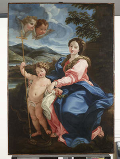 Madonna with Child piercing the Head of the Serpent ('Madonna della Serpe') by Giovanni Battista Gaulli