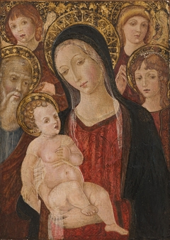 Madonna with saints by kopie naar Giovanni