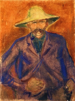 Man with Straw Hat by Edvard Munch