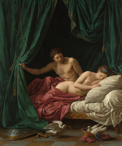 Mars and Venus, Allegory of Peace (Mars et Vénus, allégorie sur la Paix) by Louis-Jean-François Lagrenée