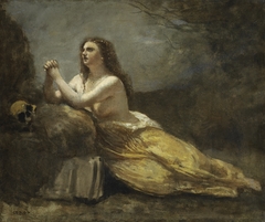 Mary Magdalene in Prayer by Jean-Baptiste-Camille Corot