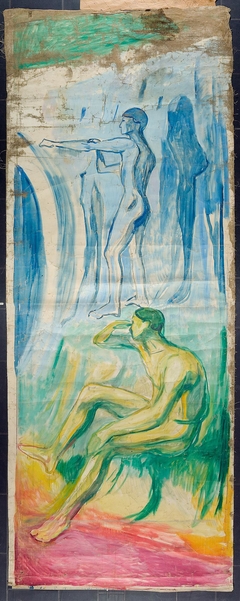 Men Turned towards the Sun by Edvard Munch