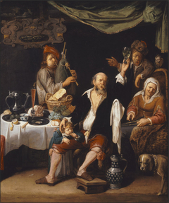 Merry Company (As the Old Ones Sing, so the Young Ones Pipe) by David Ryckaert III