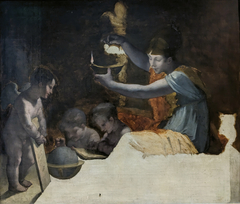 Minerve éclairant les génies des arts et des sciences by Pierre-Paul Prud'hon