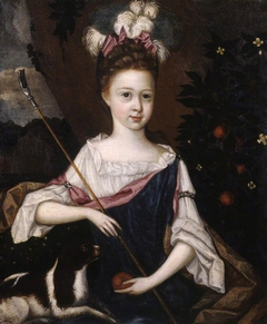 Miss Frances Bankes (1697 - 1709) as a Shepherdess by George Arnald