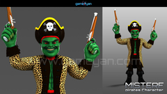 Misterf Pirate Character Animation by GameYan Studio