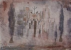 Monument in a Cemetery by Paul Klee