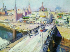 Moskvoretsky Bridge by Konstantin Korovin