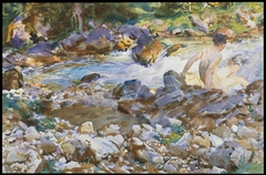 Mountain Stream by John Singer Sargent