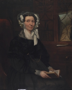 Mrs Janet Davies, Fronheulog, Llandderfel by Hugh Hughes