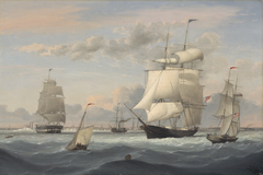 New York Harbor by Fitz Henry Lane