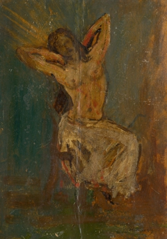 Nude by László Mednyánszky