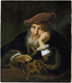 Old Man at a Casement by Govert Flinck