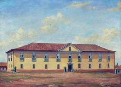 Paço Municipal, Fórum e Cadeia de São Paulo, 1862 by Benedito Calixto