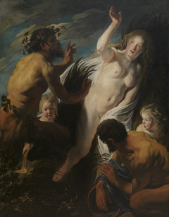 Pan en Syrinx by Jacob Jordaens