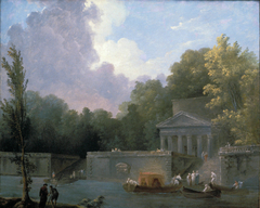 Park Scene by Hubert Robert