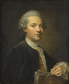 Portrait d'un artiste by Jean-Baptiste Greuze