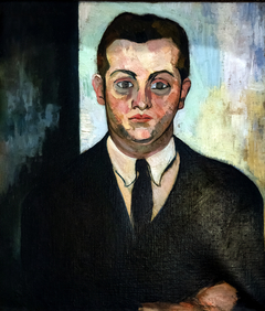 Portrait de Louis Moysés, fondateur du Bœuf sur le toit by Suzanne Valadon