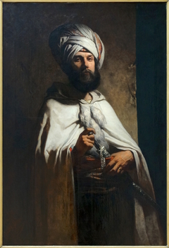 Portrait du peintre et graveur Charles Cousin en costume arabe by Louis Gallait