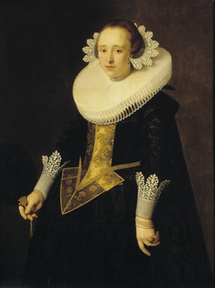 Portrait of a 22-year-old woman by Nicolaes Eliaszoon Pickenoy