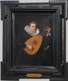 Portrait of a man with a lute by Peter Paul Rubens