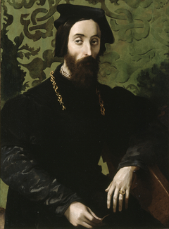 Portrait of a Musician by attributed to Girolamo Mazzola Bedoli