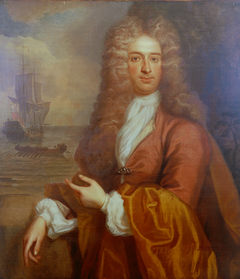 Portrait of a naval officer, circa 1700 by British School