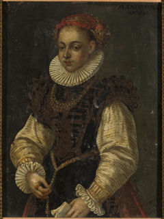 Portrait of a young woman. by Unknown Artist